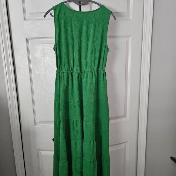 Max Studio Green Sun Dress - Picture 3 of 4